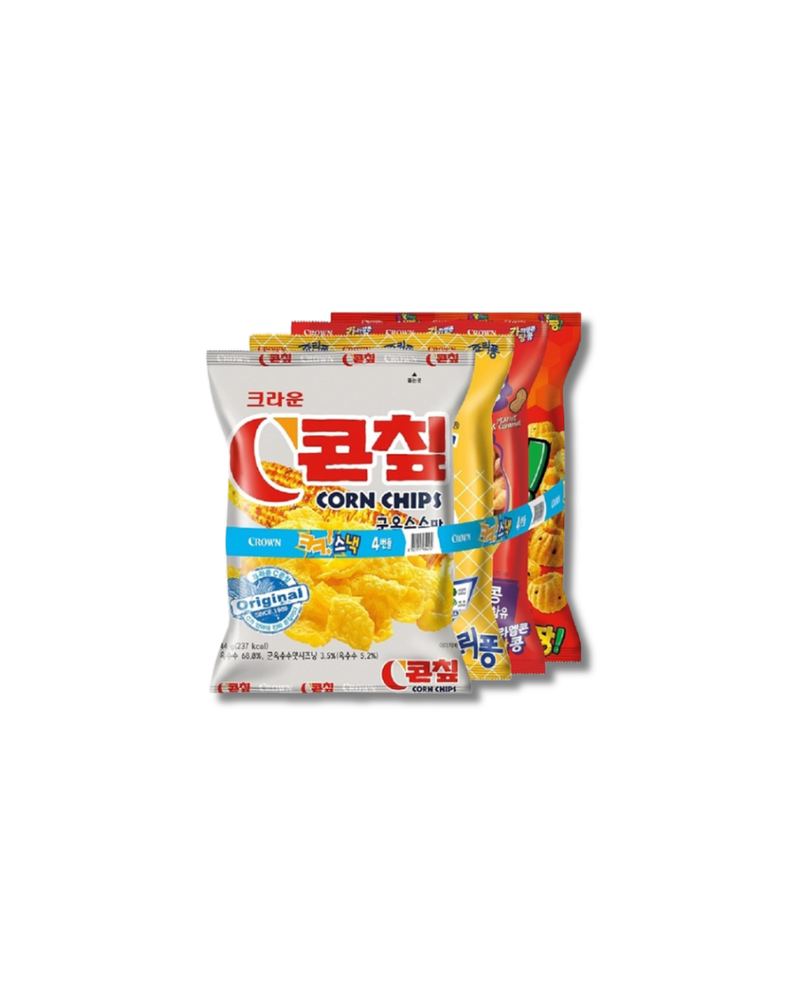 크라운 l 크크스낵 4종