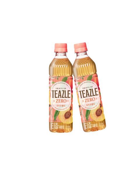 웅진 l 티즐 제로 피치우롱티 500ml x 2병