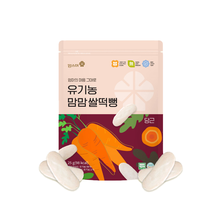 맘스미 l 유기농 맘맘 당근 쌀떡뻥