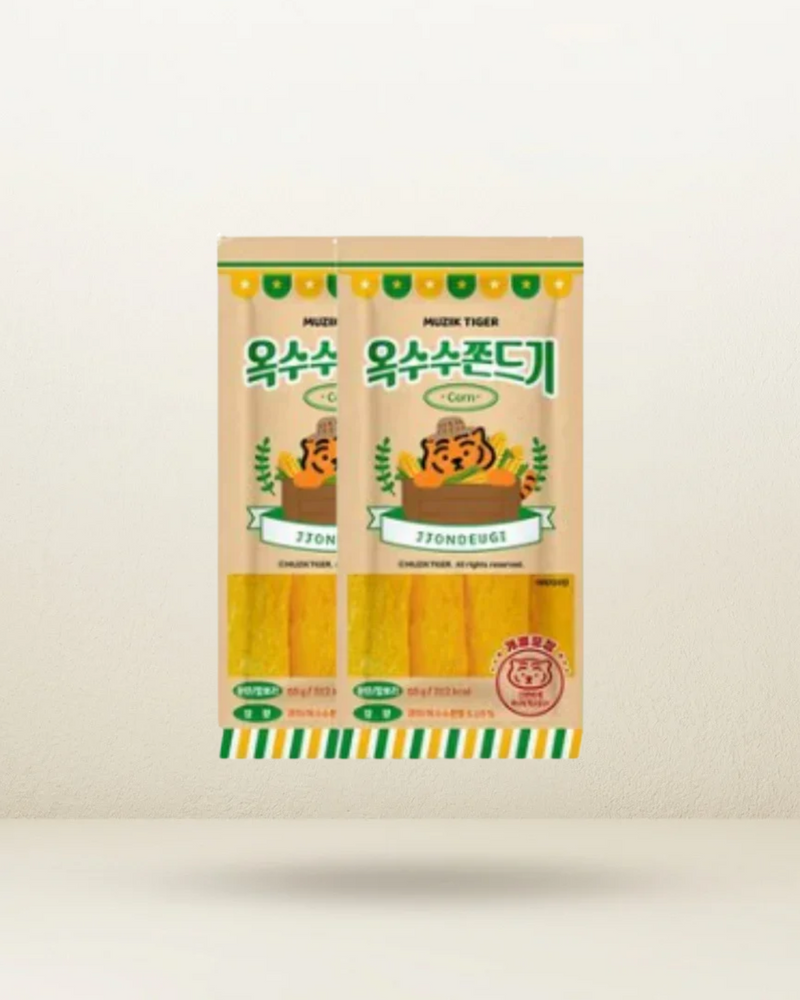 Snack l MUZIK TIGER Sweet Corn Jjonddeugi 88g x 2 packs