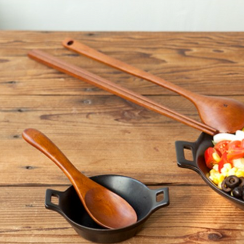 Kitchen Utensils l Lacquered Frying Chopsticks • 천연 옻칠 우드 튀김 젓가락