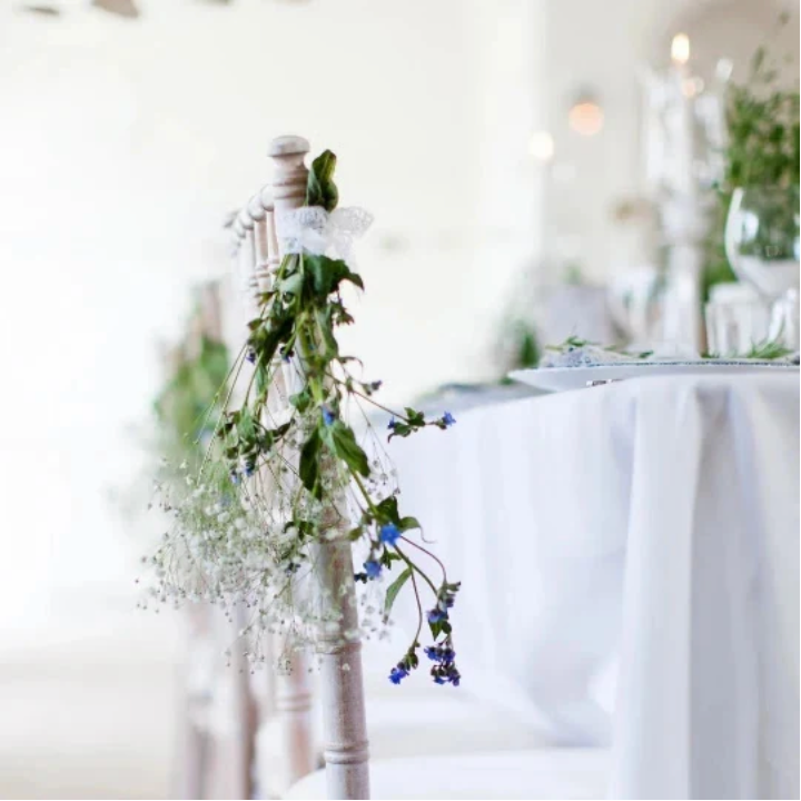Wedding l Chair Flowers / Pew Markers