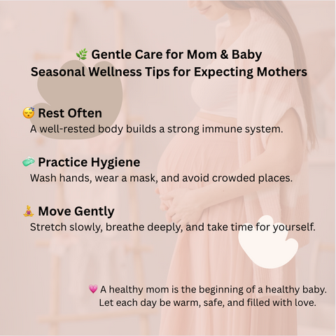 How to take care of your health during the changing seasons for pregnant women