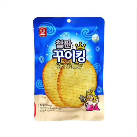 Gguiking l Grilled Fish Snack • 꾸이킹 (Original) 22g x 3pk