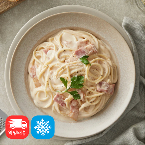 더 밥스 키친ㅣBacon Carbonara • 베이컨 까르보나라 파스타 (1인분)