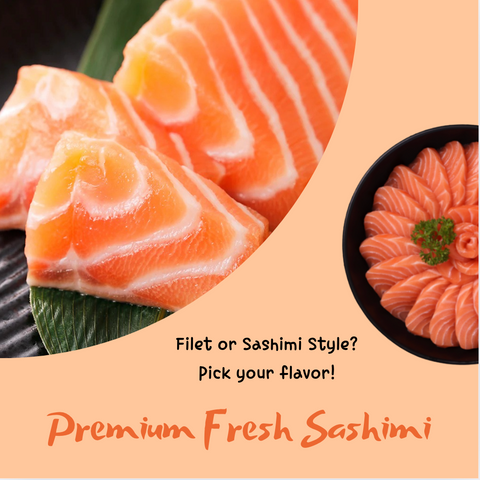 MGT l Premium Fresh Salmon • 프리미엄 연어 450g (≒ 1LB)