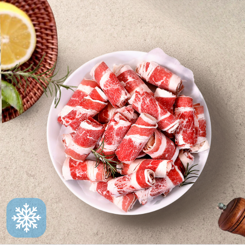Baro MeatㅣThinly Sliced Beef Short Plate • 우삼겹 5LB