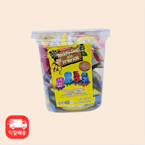 泰迪泡泡糖 l 泰迪泡泡糖戒指糖 30 x 15克