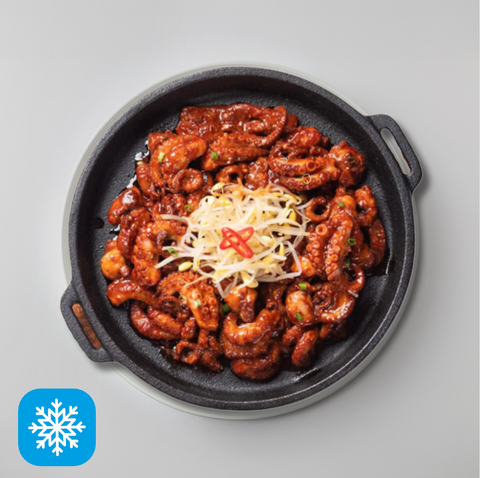 얌얌 l 불맛 쭈꾸미 볶음 밀키트 (쭈꾸미 350g/야채,우동사리 포함)