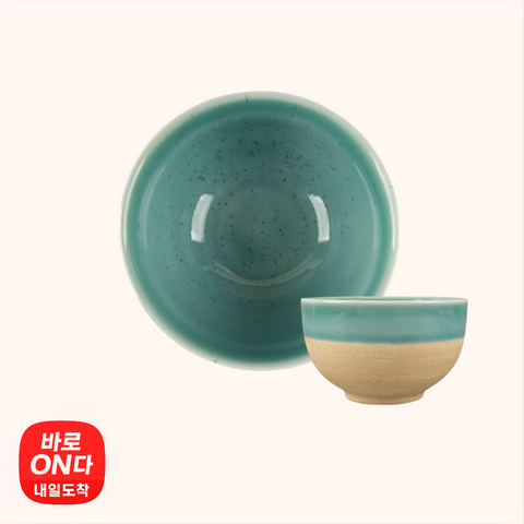 Arctic &amp; Base | Artisan Two-Tone Tableware Air (Emerald Green) 1P