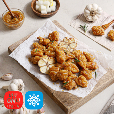 크런치킨 l 순살 간장 마늘 치킨 600g