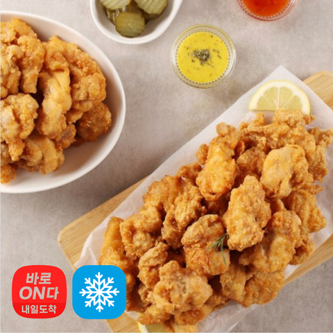 크런치킨 l 오리지널 순살 후라이드 치킨 500g
