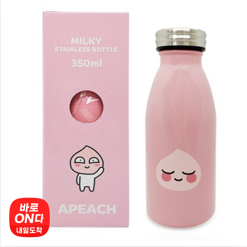 Kakao l 어피치 밀키 스텐 보틀 350ml