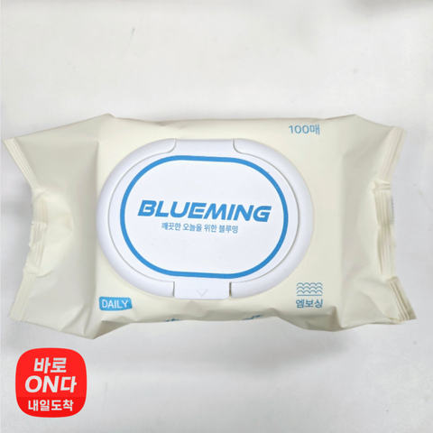 생활용품 l 블루밍 물티슈 100매 x 10's