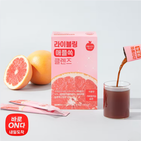 라이블링 l 애플쏙 클렌즈 자몽맛 (15ml 10개입)
