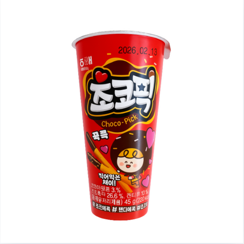 주전부리 l 초코픽 45g x 2개