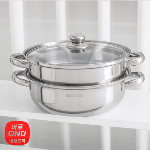 DULCIS l 둘시스 스테인레스 2단 찜솥 28cm