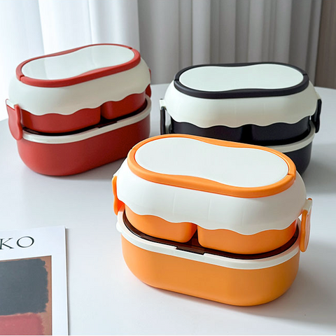 Lunch Box l 크림 2단 도시락통