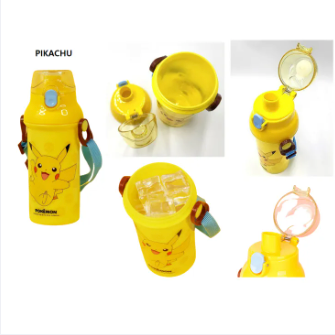 포켓몬 l 앵커 원터치 어깨끈 물병 피카츄 480ml