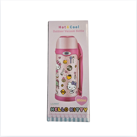 Lilpang l Hello Kitty Handle Insulated Bottle 800ml