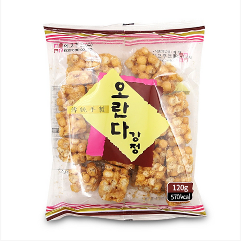 Jujeonburi l Oranda Gangjeong 120g - A piece of sweet and savory memories, that taste, Oranda