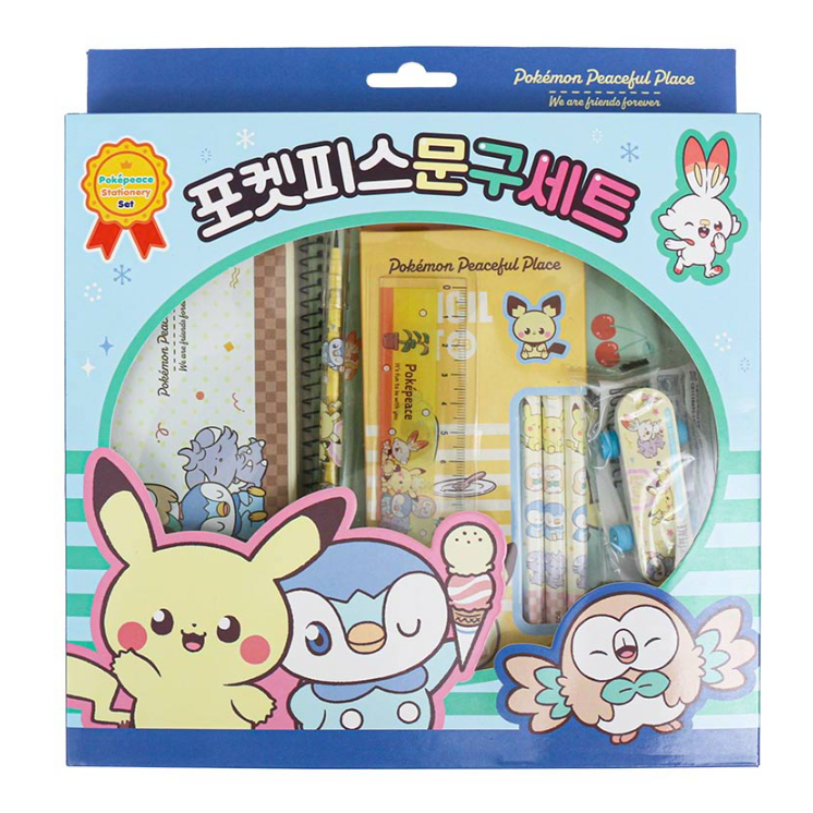 Pokemon l PokéPiece Stationery Set - All your school supplies in one place, high-quality stationery items!