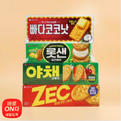 롯데 l 롯데 비스킷 4종