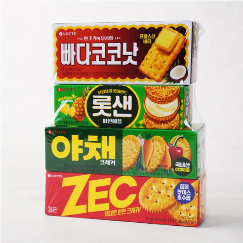 롯데 l 롯데 비스킷 4종
