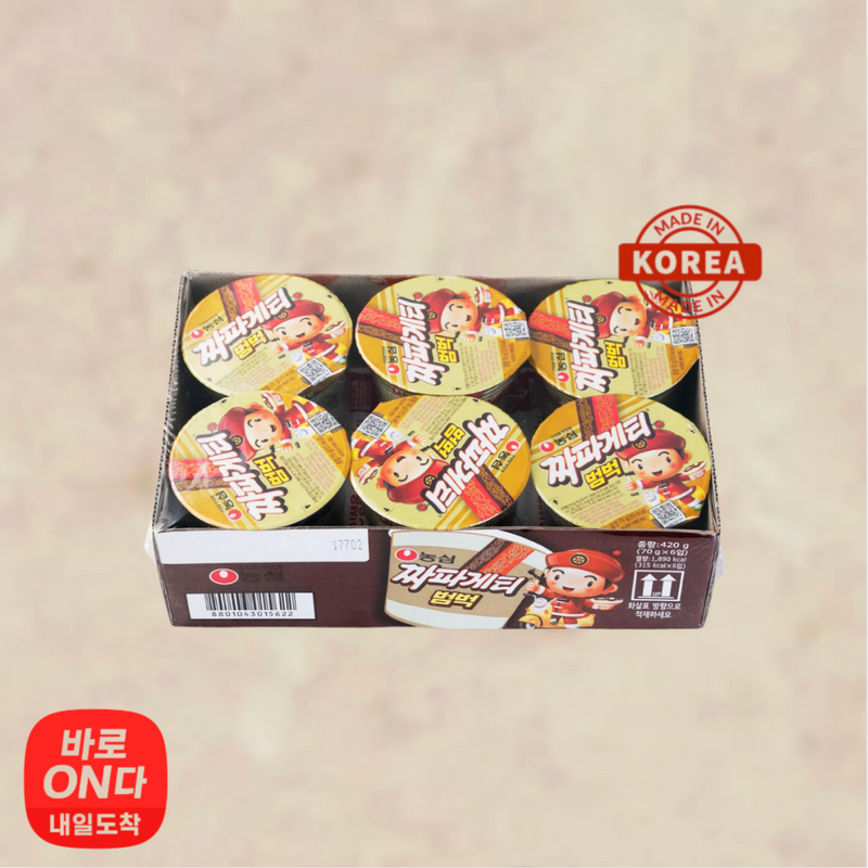 🇺🇸Nongshim | Chapagetti Cup Noodles 70g x 6 Count
