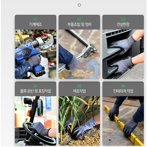 HANWOO l National Gloves NBR Foam Coated Multipurpose Gloves