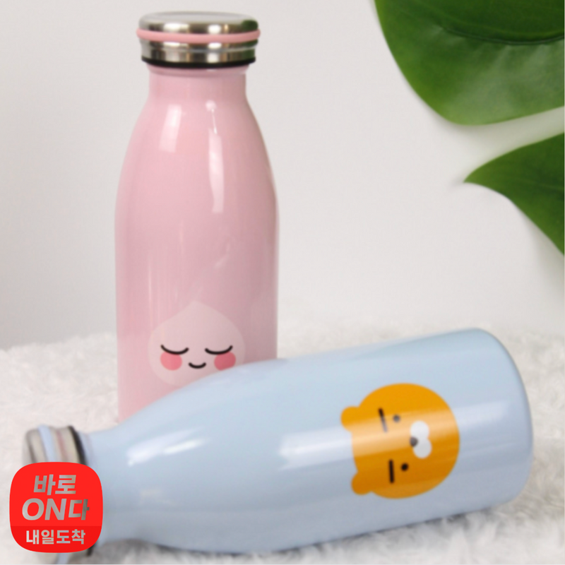 Kakao l 라이언 밀키 스텐 보틀 350ml