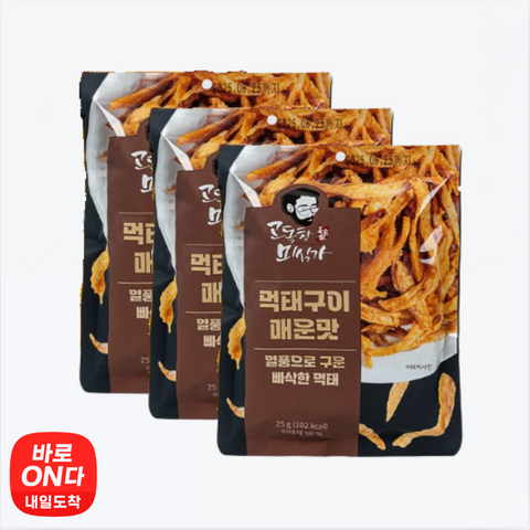 고독한미식가 l 빠삭먹태구이 매운맛 25g