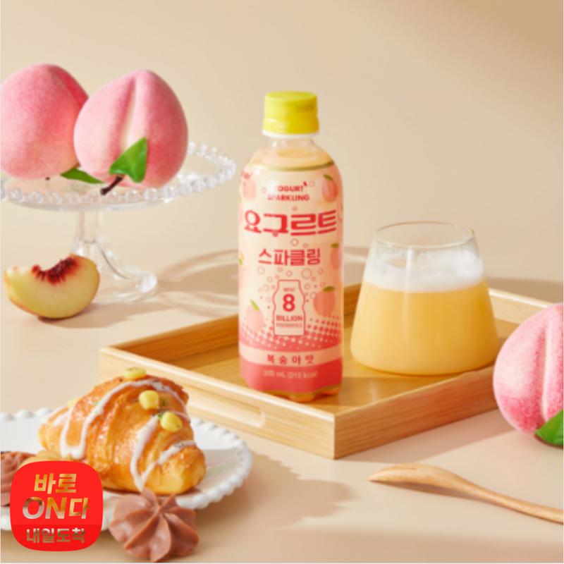 블링부스터 l 요구르트 스파클링 복숭아맛 365ml x2병