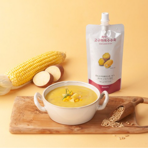 죽이야기 l 짜먹는 고구마옥수수죽 140g