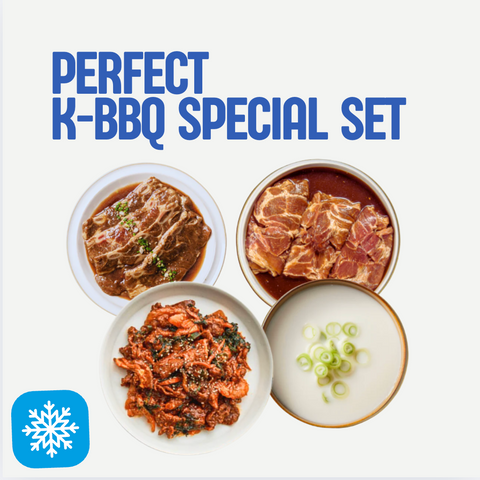 소스맨 l 스페셜 고기 삼대장  - 돼지갈비+제육볶음+LA갈비 + 사골곰국