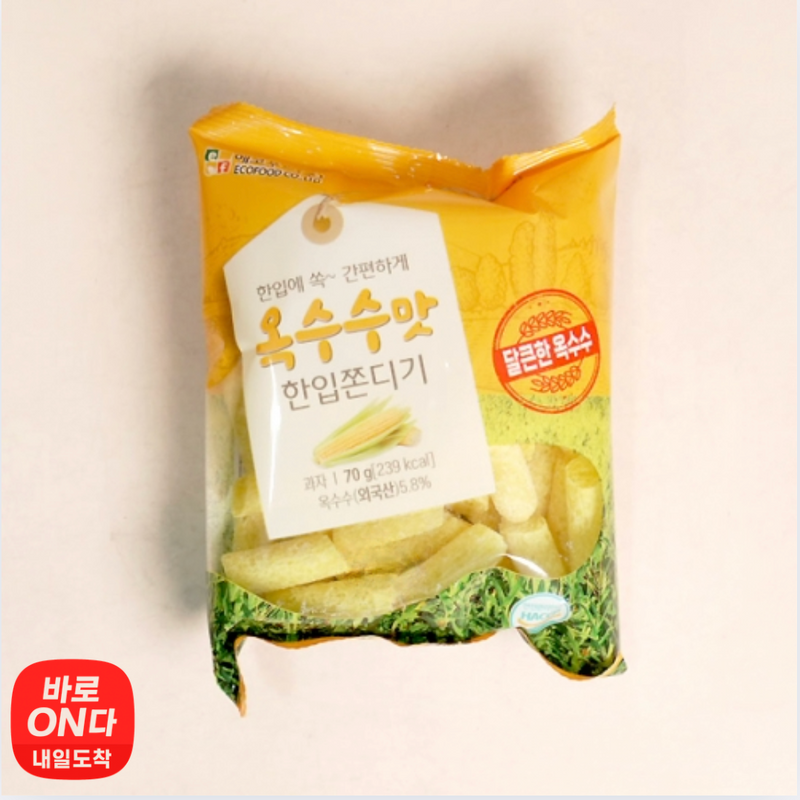 주전부리 l 한입 쫀디기 옥수수맛 70g