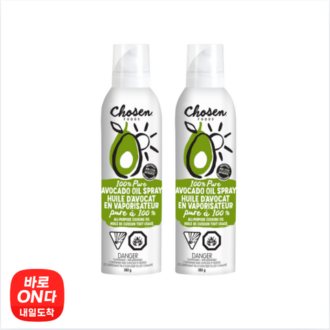 Chosen Foods l 100% 아보카도 오일 스프레이 383 g x 2팩