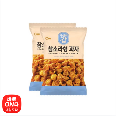 청우 l 참소라형 과자 120 x2팩