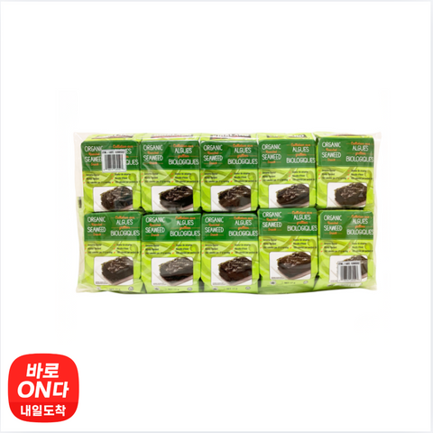 Kirkland Signature l 유기농 구운 김 스낵 10 × 17g