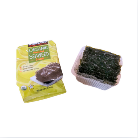 Kirkland Signature l 유기농 구운 김 스낵 10 × 17g