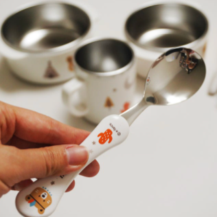Indie Bear l Kids Stainless 5-piece Dinner Gift Set