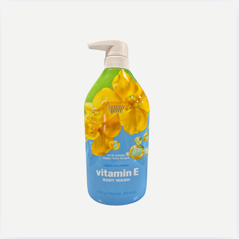 Happy Bath l Rapeseed Flower Vitamin E Body Wash 750g 