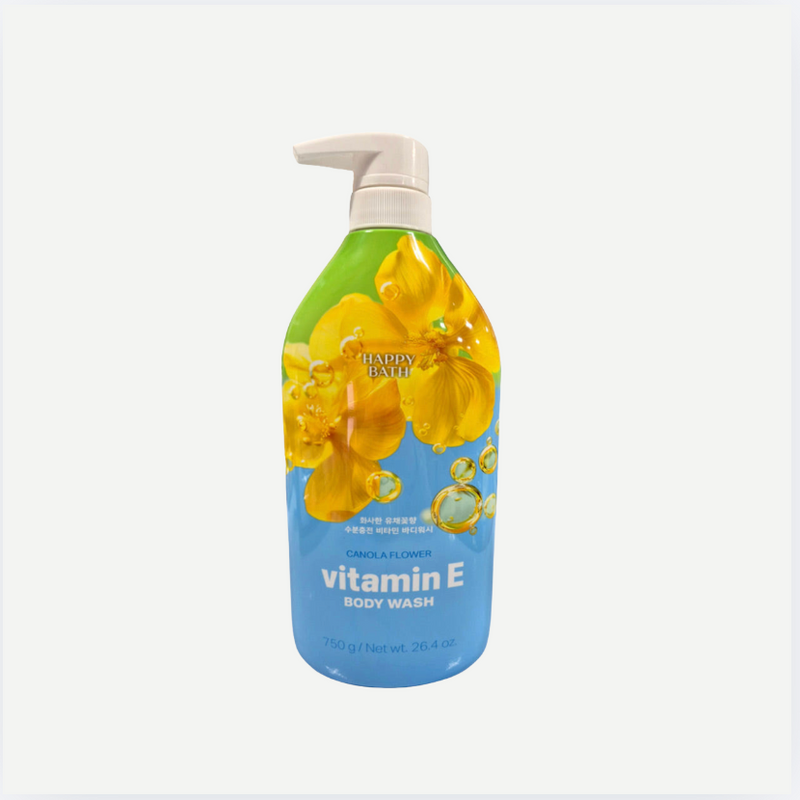Happy Bath l 유채꽃 비타민E 바디워시 750g