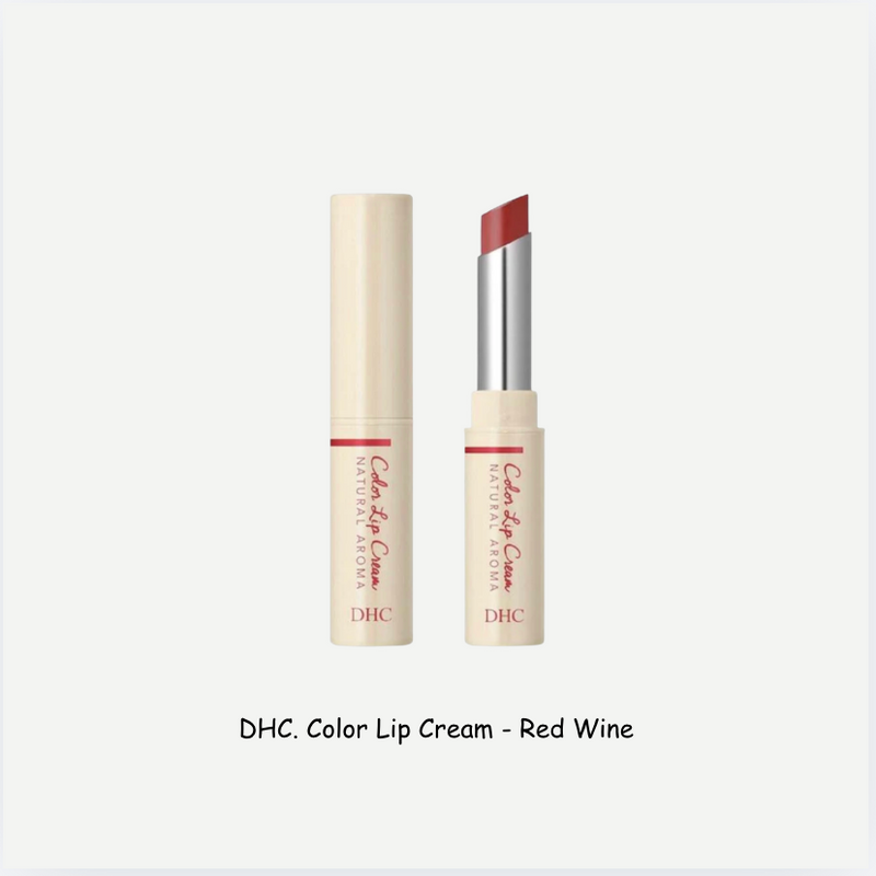 DHC l 윤기 컬러 립크림 내추럴 아로마 - 와인레드 1.5g