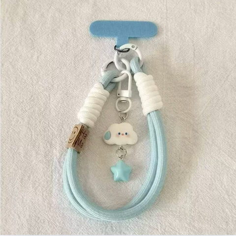 Cell Phone Accessories l Handmade Rope Strap - Pink or Blue