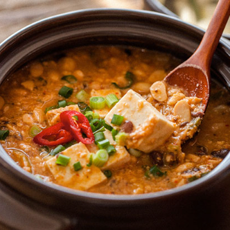 Moon's Kitchen l 3 kinds of soup - beef udon paste stew, pork kimchi stew, and cheonggukjang stew