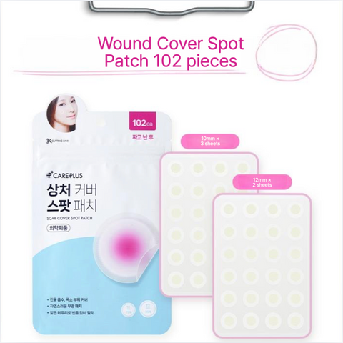 CarePlus l Wound Cover Spot Patch, 102 count