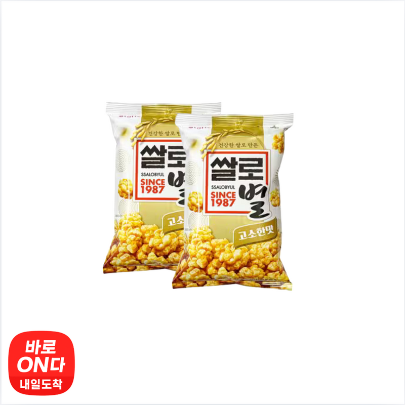 롯데 l 쌀로별 고소한맛 78g x 2팩