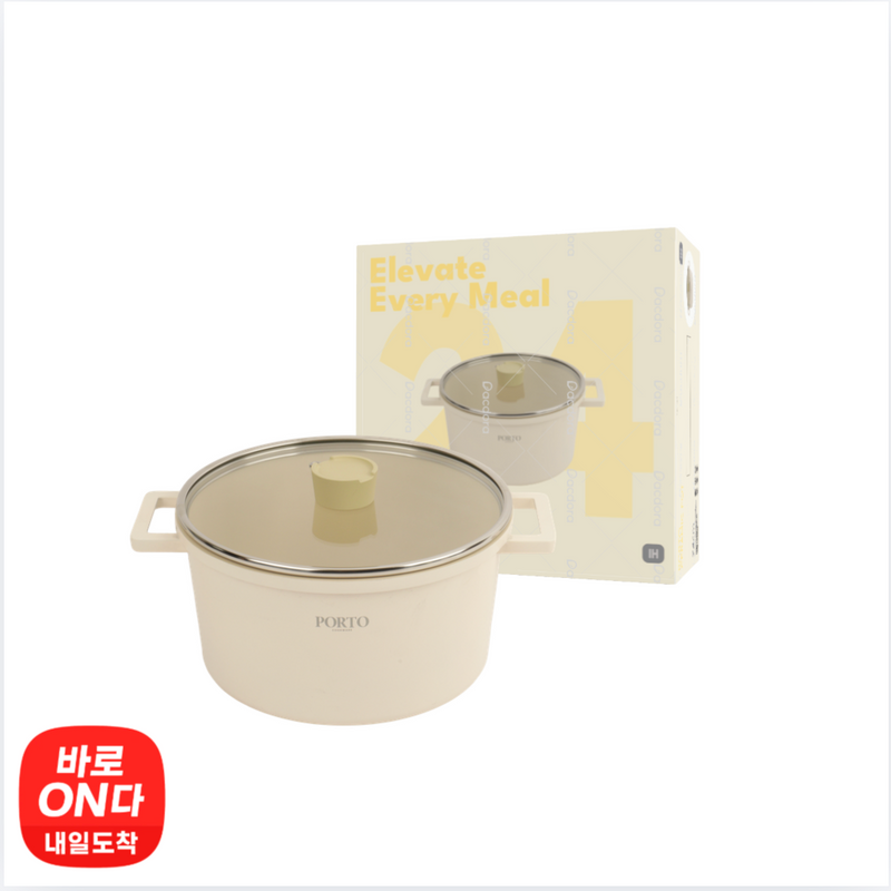 Porto l IH 논스틱 메가스톤 냄비 24cm (5.4L)