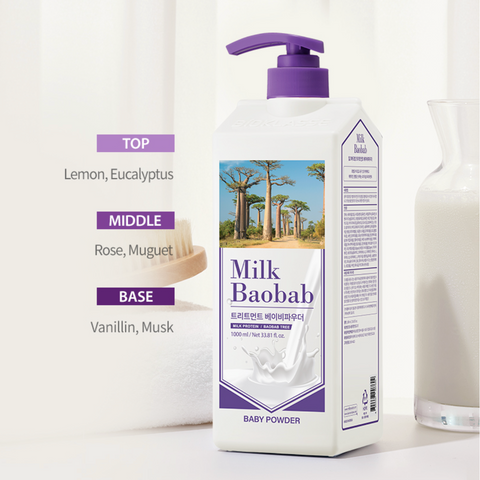Milk Baobab l Original Shampoo - Baby Powder 1000ml